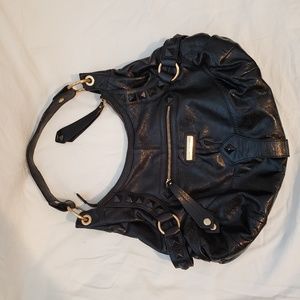 Isabella Fiore Black Leather Purse